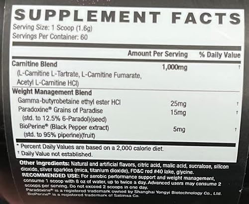 how much acetyl l carnitine do you take per day Acetyl L-Carnitine Powder 150g | Applied Nutrition