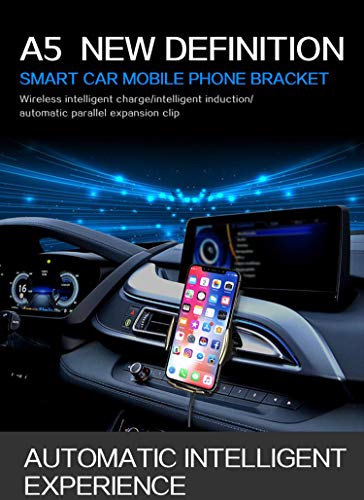 image for KMI CHOU A5 Phone Holder for Car,Automatic Clamping IR Intelligent Wir