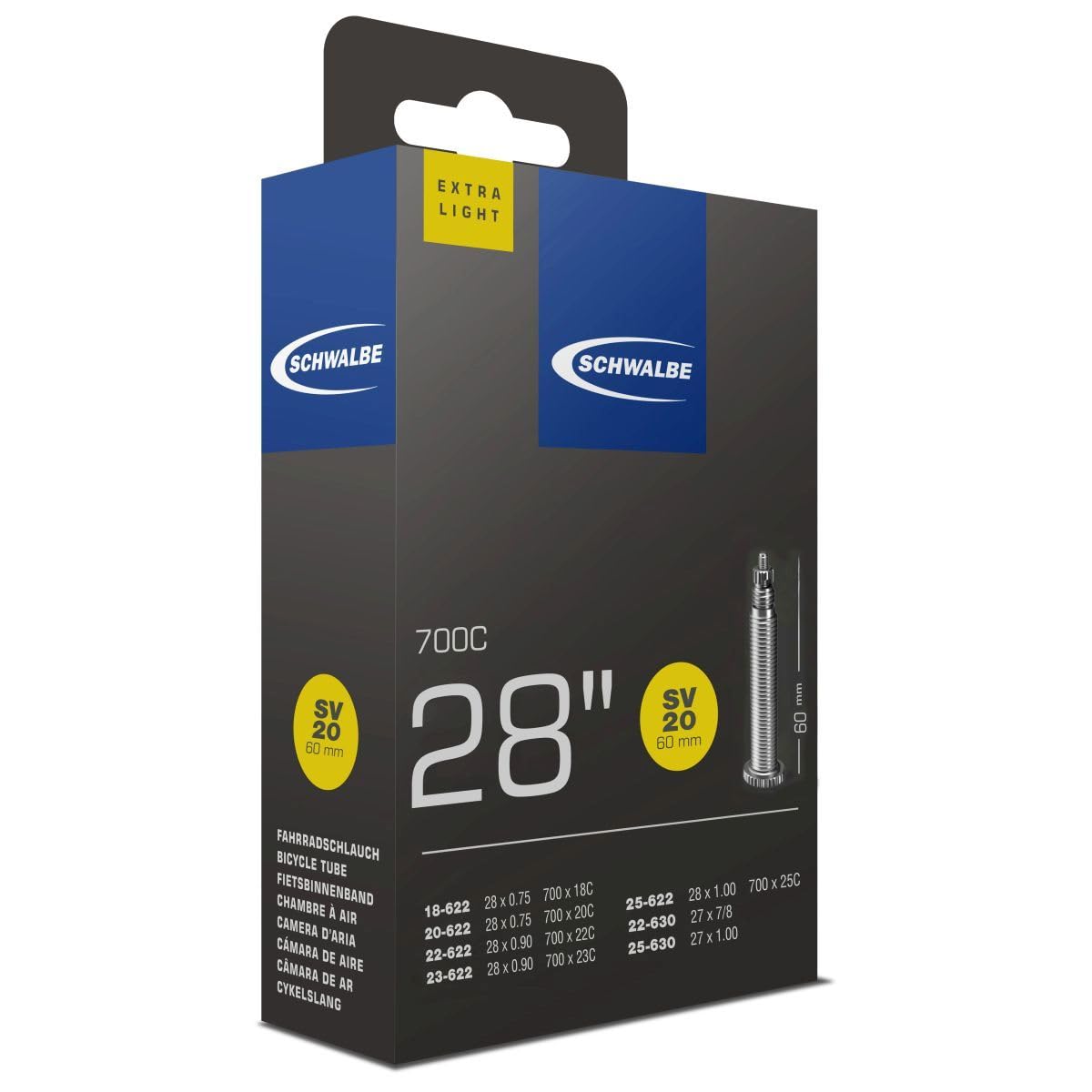 SCHWALBE, unisex_adult, neutral, 18/25-622/630 IB 60mm