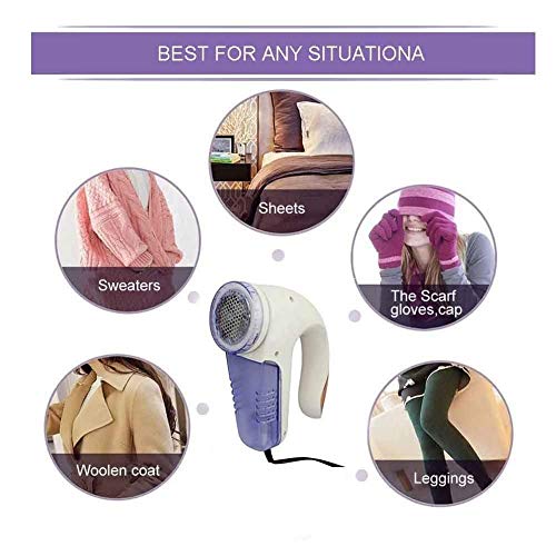 Fannyc Lint Remover Clothes Fuzz Fabric Shaver Suit for US Standard Fabric Sweater Defuzzer Fabric Clothes