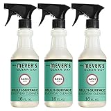 Mrs. Meyer's Clean Day Multi-Surface Everyday Cleaner, Basil, 16 fl oz, 3 ct