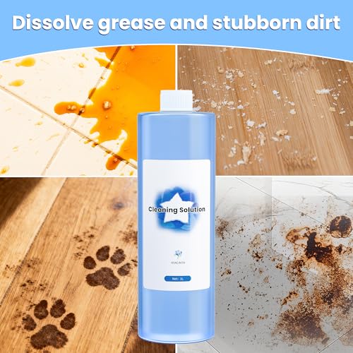 2-Pack Floor Cleaning Solution Compatible with ECOVACS Deebot X11 Omni / T50 Omni / N20 / X11 Pro / N20 Plus & More Robot Vacuums, Deep Cleaning for Hardwood & Tile, Hyacinth Scent, Streak-Free