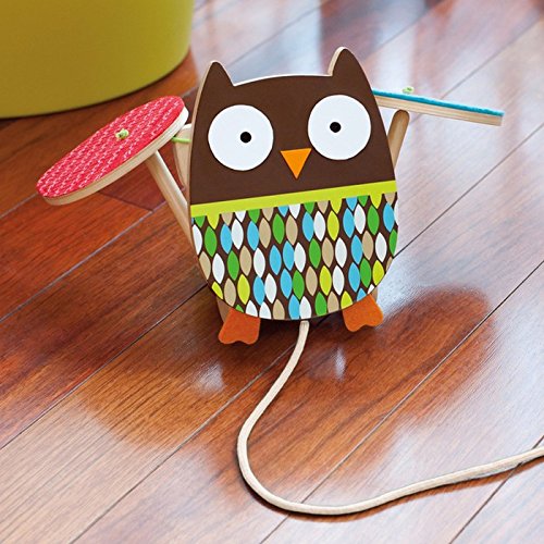 skip hop owl push toy