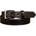 Bullhide Belts Mens Leather Belt for Work, Casual, Dress, 1.19" Wide
