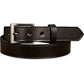 Bullhide Belts Mens Leather Belt for Work, Casual, Dress, 1.19" Wide