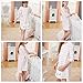 Little Girls' Kitty Nightgowns Cat Sleep Shirts Cotton Nightie Pink 3/4 Sleeve for Toddler