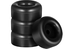 SAQXK 4 Pack Trailer Ramp Door Gate Bumper 2.5" Round Rubber Bumpers Stops Heavy Duty Compatible with Truck Cargo Hatch