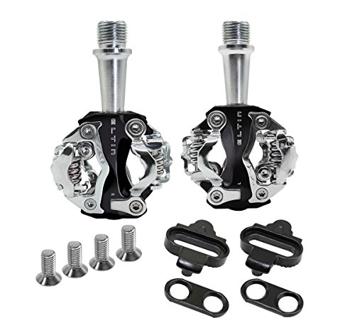Eltin EP5100 MTB Bike Pedals with Cleats Compatible SPD MTB