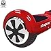 Skque I1.1 UL2272 Smart Two Wheel Self Balancing Electric Scooter, Red, 6.5