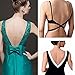 gloednApple 3pcs Bra Extender Strap, Low Back Backless Bra Strap Adapter Converter Adjustable Extender 2 Hook(Black+White+Skin)