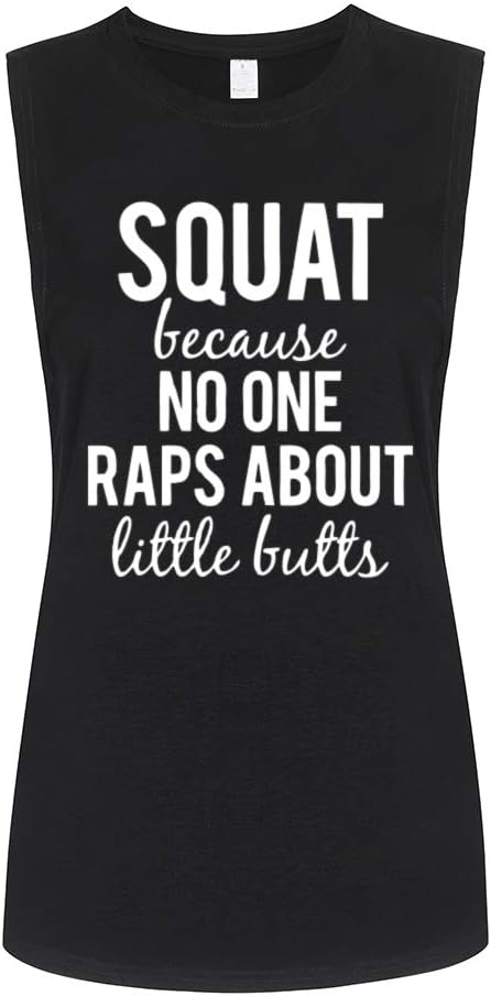 FANNOO Tank Tops for Women-Womens Funny Saying Fitness Workout Racerback Tank Tops Sleeveless Shirts