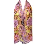 Wrapables Lightweight Sheer Silky Feeling Chiffon Scarf