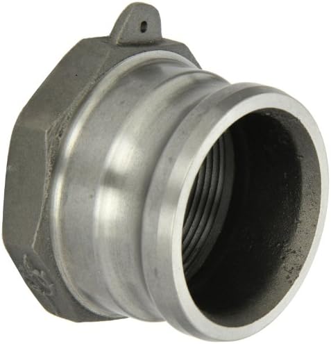 PT Coupling Basic Standard Series 10A Ductile Iron Cam and Groove Hose Fitting, A-Adapter, 1" Adapter x NPT Female
