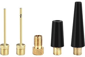 VERLIMK Ball Needles for Air Pump, Needle Inflator Kit Needle Nozzle Adapter, Ball Pump Needle Set for Football, Basketball, Volleyball, Swim Ring, Balloon, Bike 5pcs