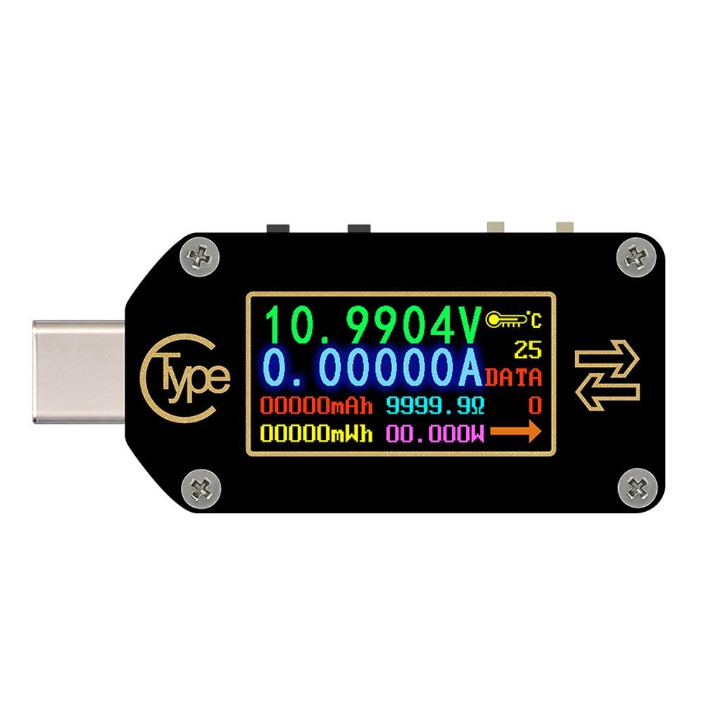 DollaTek TC66 Type-C PD Trigger USB Voltage Ammeter Capacity Meter 2 Way Measurement Charger Battery APP PC USB Tester