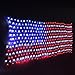 HuiZhen Awesome American Flag String Lights,6.5ft×3.2ft Waterproof Flag Net Lights for Outdoor Christmas Decoration, Independence Day,Memorial Day, Patio Decorations Outdoor