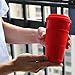 Yilove Coffee Mug With Lid, BPA-free, Ceramic, 16 Ounce-Red