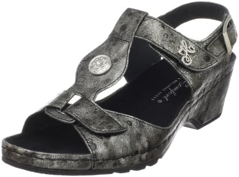 Helle Comfort Women's Auri,Pewter Saler Leather,38 (7 M US)