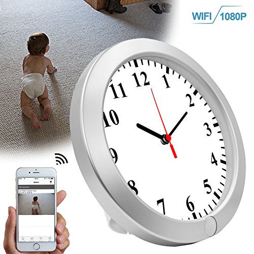 Camakt wi-fi camera wall clock 1080p, baby pet monitors, hd nanny…