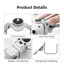 BTG DJI Mini 4 Pro Drone Action Camera Mount Holder