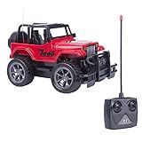 Egoelife RC Cars Off Road 1:24 Scale Electric Toy RC Rock Crawler RC Car Off-Road Vehicle (Red)