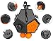 Twiddler Toys Fidget Dodecagon – 12 Sided Fidget Cube Relieves Stress and Anxiety – Toy Increases Focus and Attention for Children and Adults with ADHD, ADD OCD, and Autism (Black)