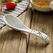 XYTMY Ceramics Soup Spoon Hand Painted Flower Porcelain Handle Chinese Asian Rice Spoon Appetizer Tableware Set of 5 Light Weight Gift for Housewife Friends Familyends and Family