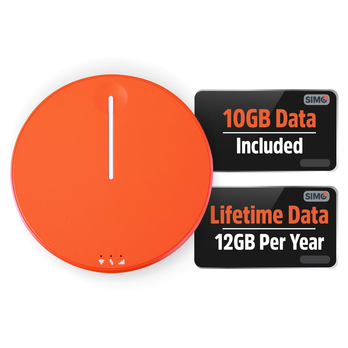 SIMO Solis Hero, 4G Mobile Hotspot, 1GB/Monthly + 30GB Global Data