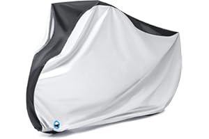 HANMIR Bike Cover, Waterproof Outdoor Bicycle Cover with Lock Hole for Mountain Road Bikes