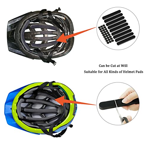bike helmet pads replacement bell Sports Sixer MIPS Pad Kit (Black Replacement cheek pads for Bell helmets Helmet Padding Kit, Universal Foam