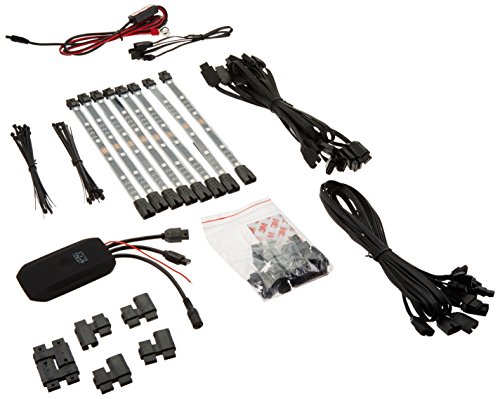XK-GLOW KS-MOTO-ADVANCE 10 Pod 8 Strip 2nd gen XKchrome App Control Motorcycle Advanced LED Accent Light Kit