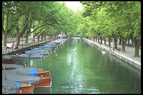 Plaque métal 579027 Annecy France en Aluminium Format A4 30,5 x 20,3 cm