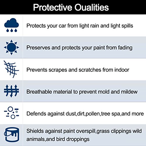 Car Snow Cover Automotive Windshield Snow Covers Windproof Dustproof Rainproof Car Covers Sun Shade Protector Snow Ice Frost Protectors Snow Wiper Ice Removal with Mirror Snow Cover