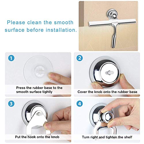 image for Fheaven (TM) Wiper, Stainless Steel Window Glass Cleaner Wiper Squeege