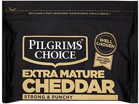 ( 12 Pack ) Pilgrims Choice Extra Mature Cheddar 350g