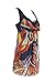NoNoCat Flower Printing Modest 1 Piece Swimwear Cover Up swimdress Plus Size for Women2XL(US 18W- 20W), Feather