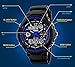 Takyae Children Kid Watches LED Digital Quartz Watch Boy And Girl Student Multifunctional Waterproof Wristwatches S - Blue