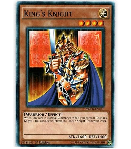 Amazon.com: YU-GI-OH! - Queen's Knight (YGLD-ENC14) - Yugi's Legendary  Decks - 1st Edition