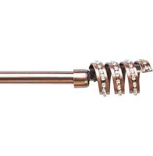 28mm Extendable Complete Eyelet Curtain Pole Various Finials