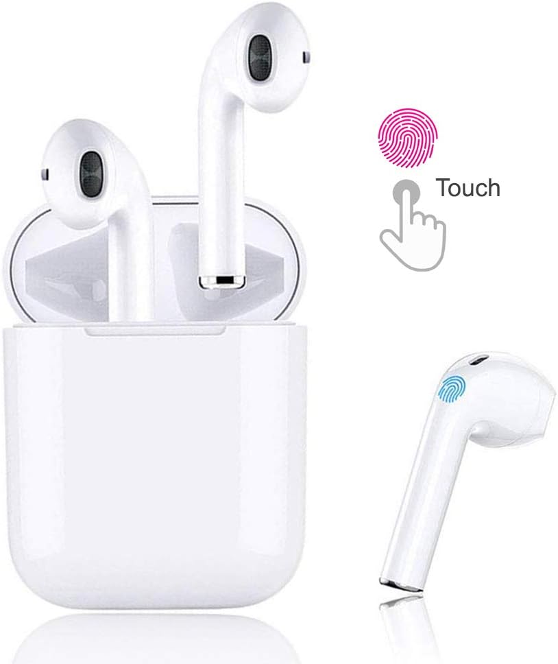Bluetooth 5.0 Wireless Headphones,in-ear Headphones with Microphone, Pop-ups Auto Pairing, Waterproof HIFI Stereo Headphones for iPhone/Android/Apple/Airpods Pro