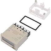Pulse Counter, Counter,Dc,H7EC NV DC 3-36V Digital Electrical Counter Totalizer with 8-Digit LCD Display