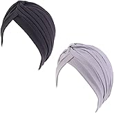 beauty YFJH Women's Cotton Turban Head Wrap Cancer Chemo Beanies Cap Headwear Cap Bonnet Hair Loss Hat