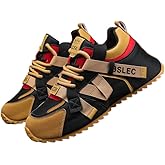 Men's Plus Size Fashion Sneakers - Versatile, Non-Slip Casual Shoes for All Seasons, Lace-Up with Faux Leather Upper