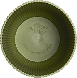 elho Vibes Fold Round 16 Plant Pot 100% Recycled Plastic Green Ø16.1 x H14.8 cm view 4