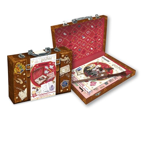 - Estuche Mágico Harry Potter, Set Creativo con 30 Hojas de Actividades, Velvet Art, Pegatinas, Mini Lápices y Varita Mágica, para niños a partir de 3 años, 35176