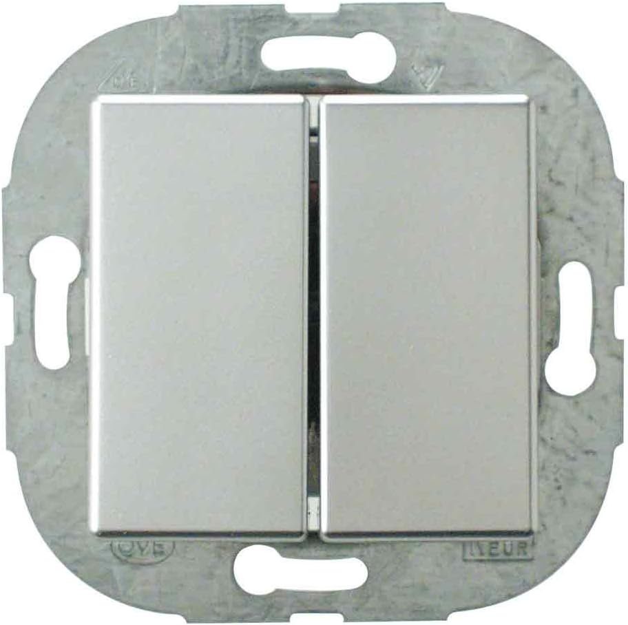 REV Ritter 0530142555 Arcada Double-Throw Switch Chrome