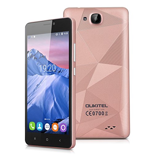 Oukitel C3 - 3G Smartphone Android 6.0 Libre Multitáctil (Pantalla 5'', MT6580 Quad Core 1.3GHz, 1GB RAM, 8GB...