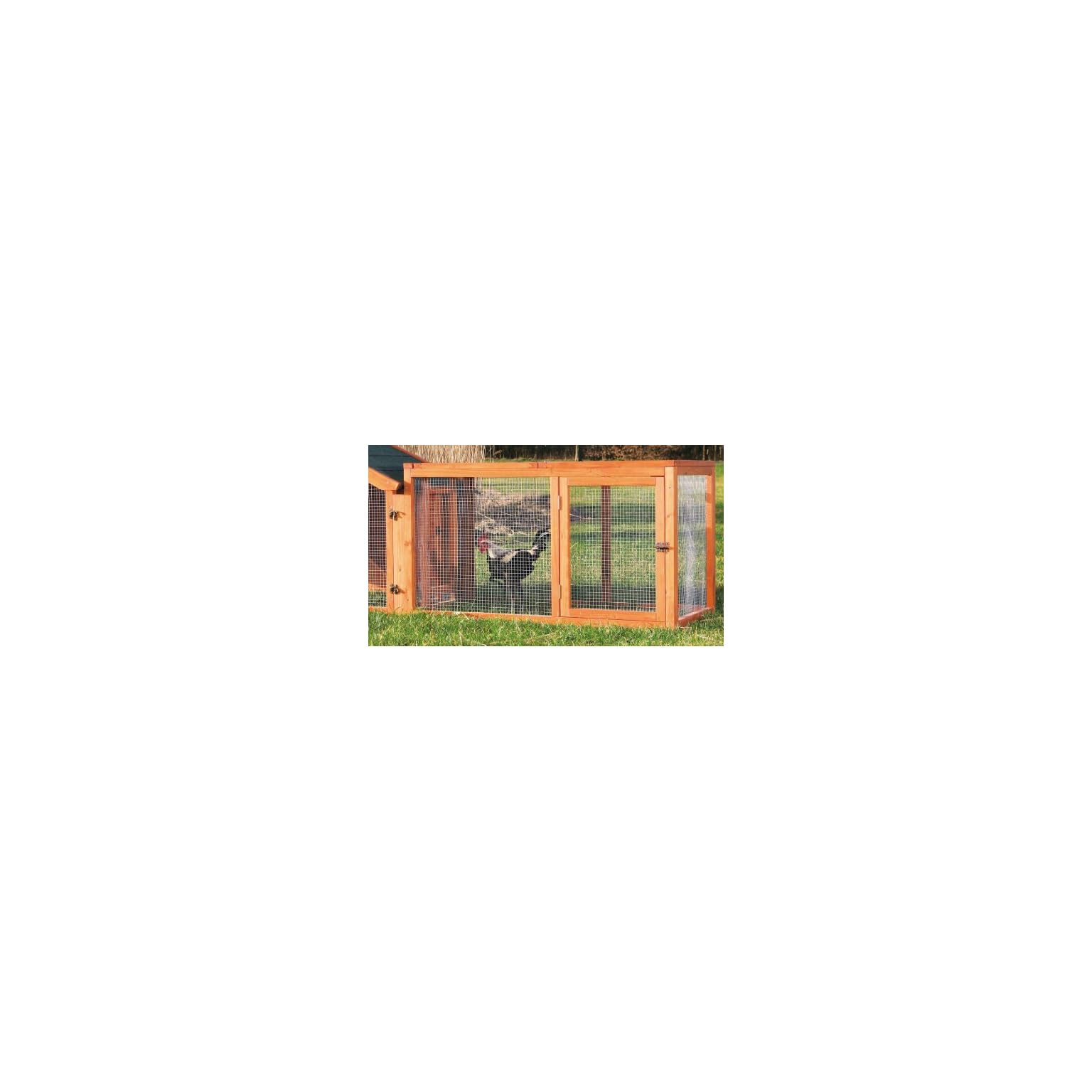 TRIXIE Outdoor Run with Cover, Chicken Cage, Chicken Backyard