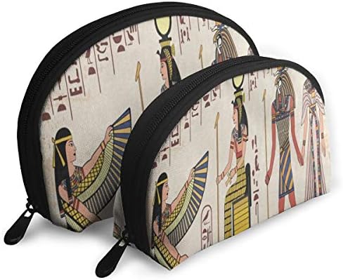 Makeup Bag Egyptian Vintage African Women Portable Shell Travel Bags Holder For Women