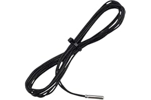 Imdinnogo BCZAMD PT1000-550BW Temperature Sensor Probe for CR-10 Plating Copper/3D Volcan/ V6 Brass 3D Printer Heater Block Thermistor Sensor Probe Resistant to high Temperature 1.5M/ 59 inch